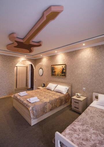Cемейный номер с собственной ванной комнатой в Гостевом доме Guest house Abkhaz-Mayak